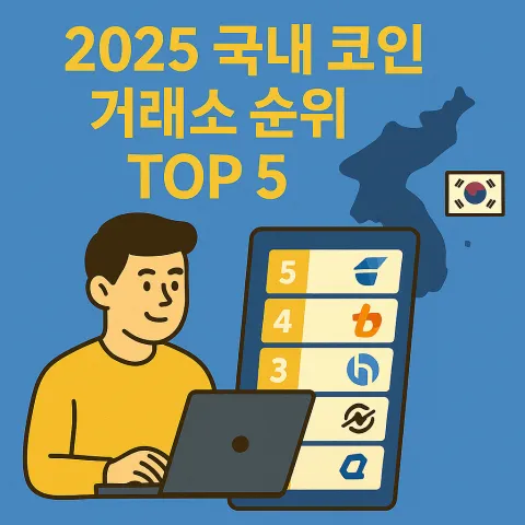 2025 국내 코인 거래소 순위 TOP 5