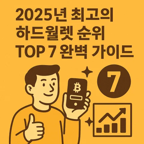 2025년 최고의 하드월렛 순위 TOP 7 완벽 가이드