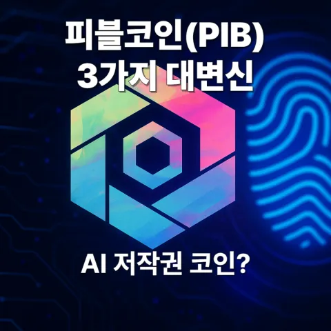 피블코인(PIB)의 3가지 대변신 - AI 저작권 코인?
